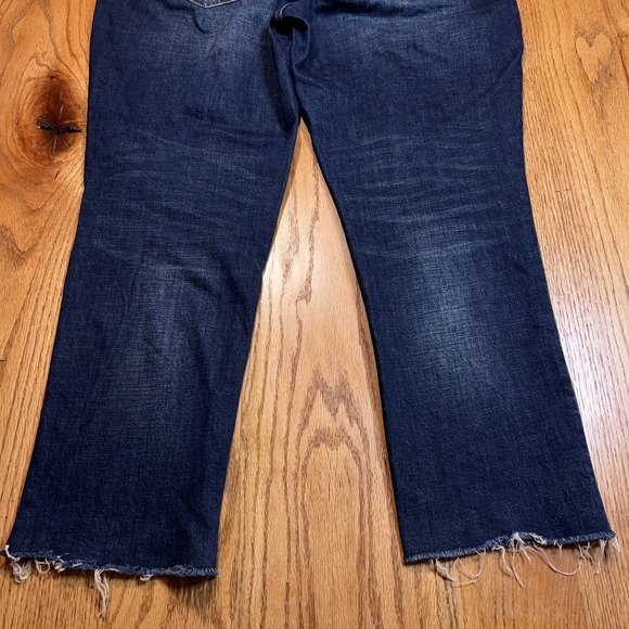 Oliver‎ Logan Jeans Crosby Relaxed Taper Slow Denim Women 38X26 (Tag 34) Raw Hem - Picture 11 of 11